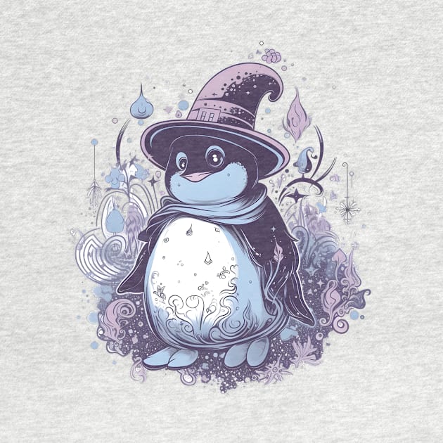 Penguin Wizard by santicaruncho